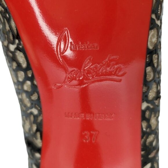 Christian Louboutin So Pretty 120 Laser Cut Pumps - Picture 7 of 9